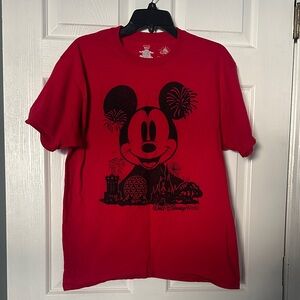 Disney Red Authentic Tee